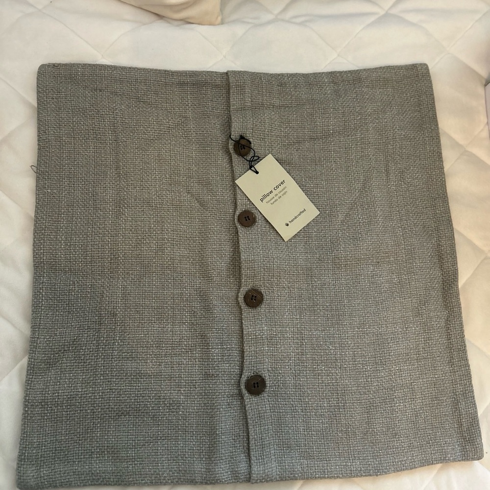 West Elm Charcoal 20x20 Pillow Covers